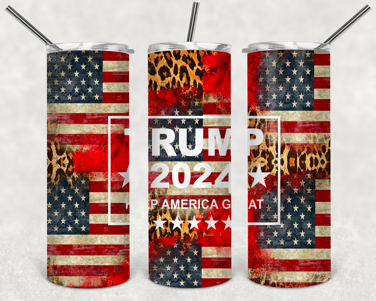 Flag 20 oz Tumbler - Trump Store