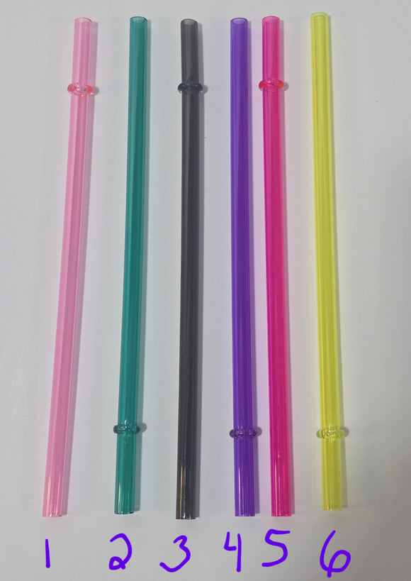 12oz/16 oz Transparent Colored Straws