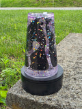 16oz Acrylic Dual Lava Drip Snow Globe Tumbler | #218