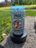 16oz Acrylic Glitter Snow Globe Cup | #220