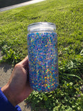 16oz Acrylic Glitter Snow Globe Cup | #224