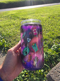 16oz Acrylic Glitter Snow Globe Cup | #225