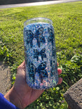 16oz Acrylic Glitter Snow Globe Cup | #221