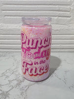 16oz Acrylic Glitter Snow Globe Cup | #231