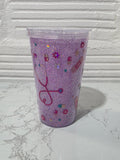 16oz Acrylic Dry Glitter Tumbler | #229
