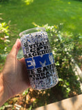 16oz Acrylic Glitter Snow Globe Cup | #233
