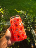 16oz Acrylic Glitter Snow Globe Cup | #235