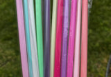 12oz/16 oz Plastic Reusable Colored Straws