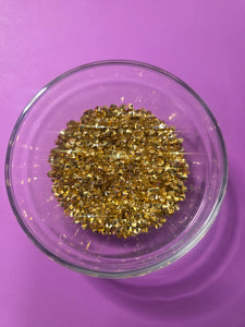 Acrylic Diamonds- Gold