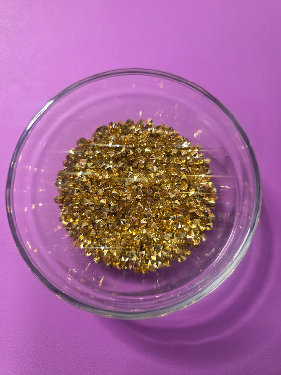 Acrylic Diamonds- Gold