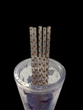 16oz Hard Plastic Reusable Decorative Straws