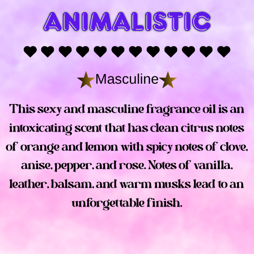 Animalistic Scented Aroma Beads