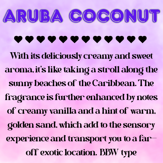 Aruba Coconut Scented Aroma Beads