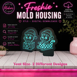 Baby G Vent Molds | Freshie Mold Housing STL File | Digital Download