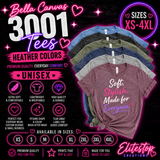 Bella Canvas 3001 CVC (Heather Colors)