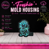Dachshund Camo Hat  | Freshie Mold Housing STL File | Digital Download