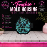 Disco Apple | Freshie Mold Housing STL File | Digital Download
