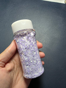 Purple & White