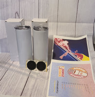 20 oz Straight Skinny Tumbler Kit - EliteStop Creations