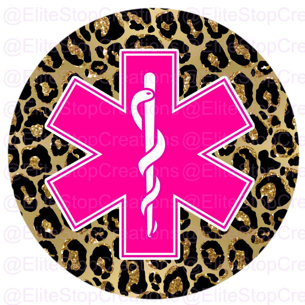 Pink Glitter Star of Life - EliteStop Creations