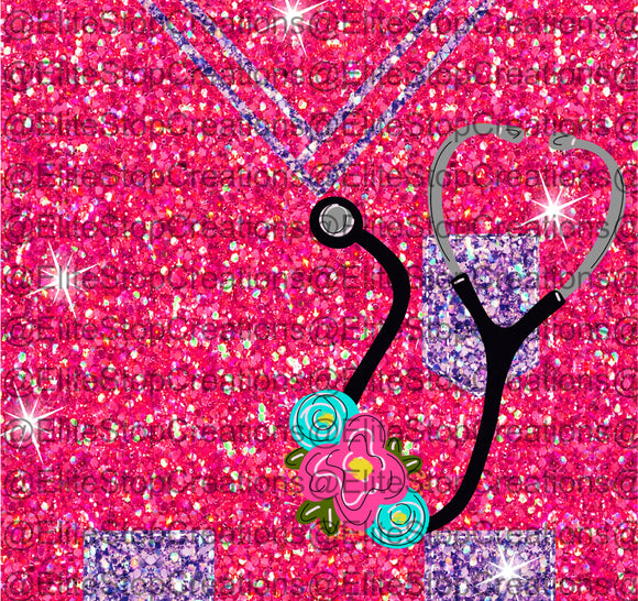 Pink/Purple Scrubs - EliteStop Creations