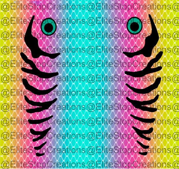 Pink/Teal Fishing Lure - EliteStop Creations