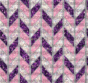 Purple/Pink/Silver Tangram - EliteStop Creations