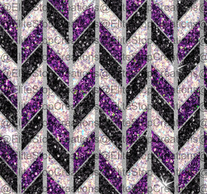 Silver/Black/Purple Tangram - EliteStop Creations
