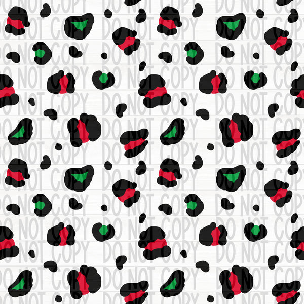 Christmas Leopard Cheetah Paper - EliteStop Creations