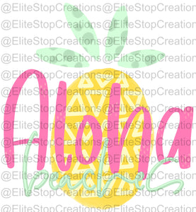 Aloha Beaches- Pineapple - EliteStop Creations