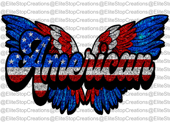 American Wings Glitter - EliteStop Creations