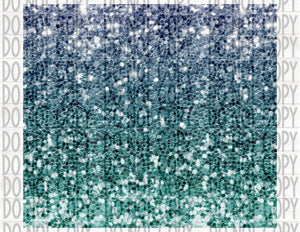 Aqua Ombre Glitter - EliteStop Creations