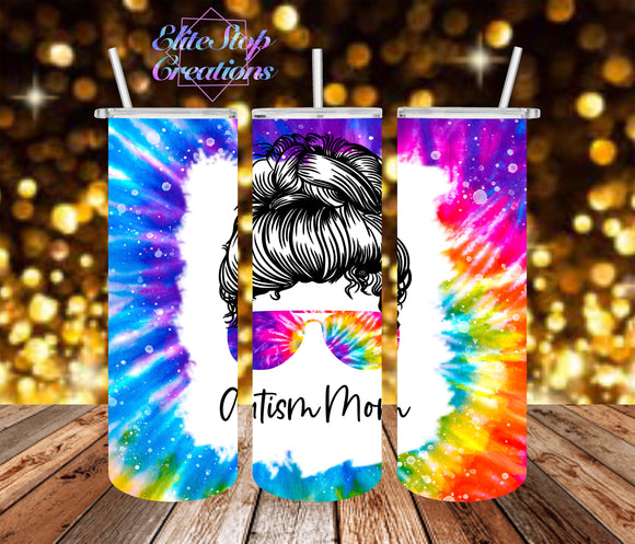 Autism Mom- Tie Dye - EliteStop Creations