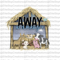 Away in a Manger - EliteStop Creations