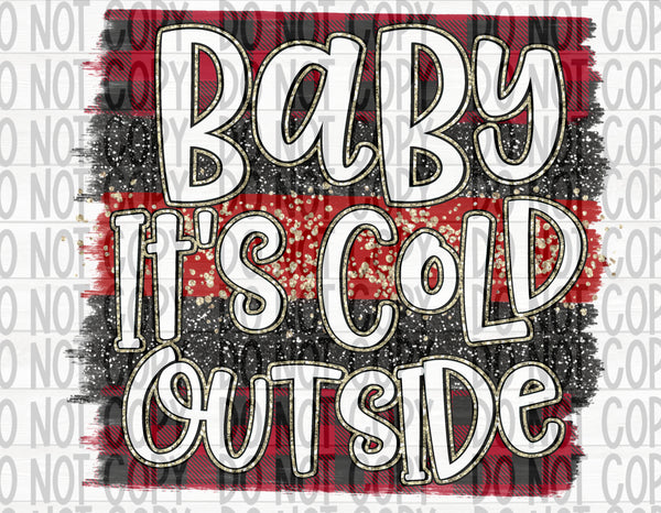 Baby Its Cold Outside- White - EliteStop Creations
