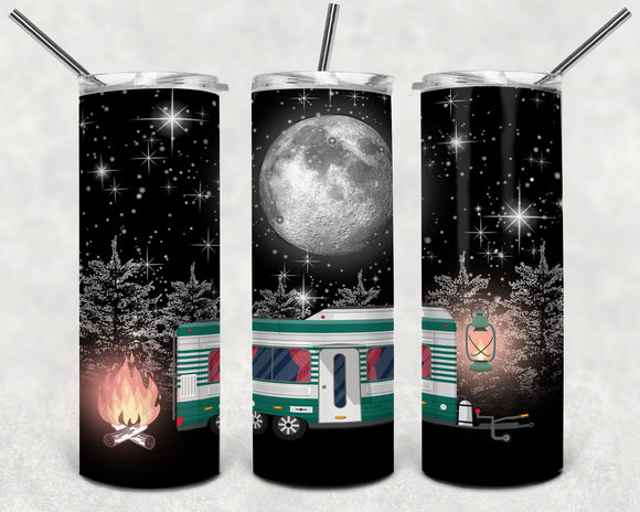 Camping under the Full Moon - EliteStop Creations