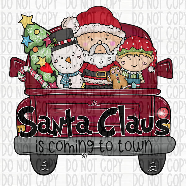 Santa Claus is Coming to Town/ Christmas Truck - EliteStop Creations