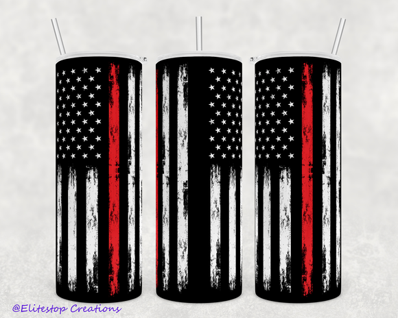Red Fire Flag - EliteStop Creations