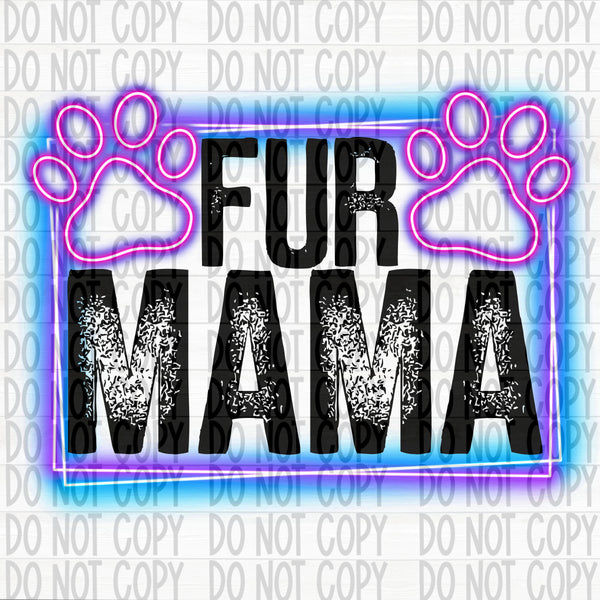 Fur Mama- Blue