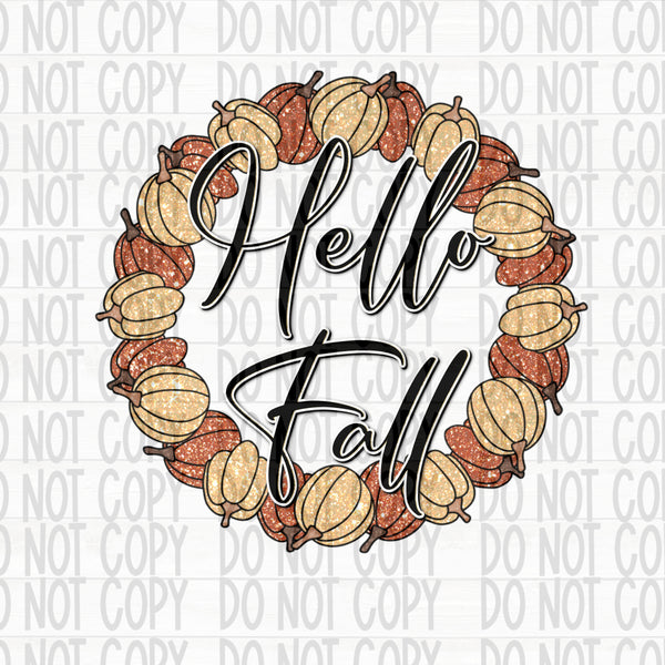 Hello Fall- Wreath - EliteStop Creations