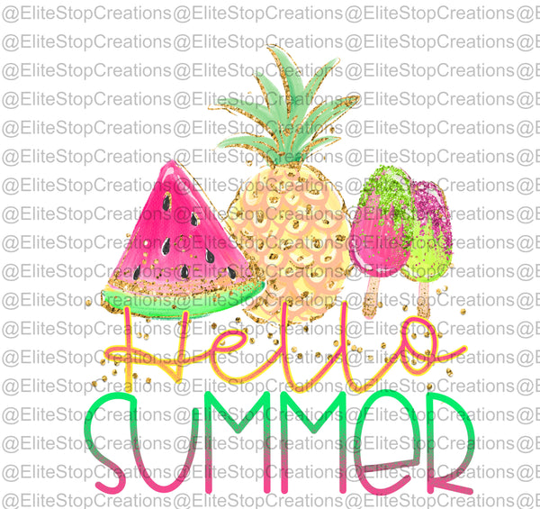 Hello Summer - EliteStop Creations