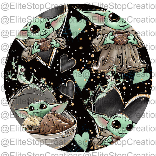 Yoda- Hearts - EliteStop Creations