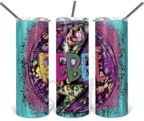 Rebel- Teal Background - EliteStop Creations