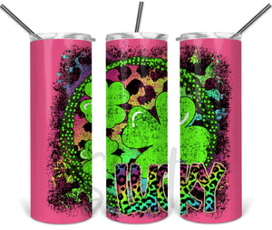 Lucky- Pink Background - EliteStop Creations
