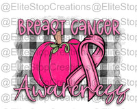 Breast Cancer Awareness- Plaid - EliteStop Creations