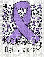 Nobody Fights Alone- Lavender - EliteStop Creations