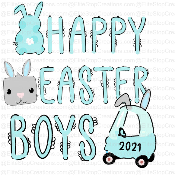 Happy Easter Boys - EliteStop Creations