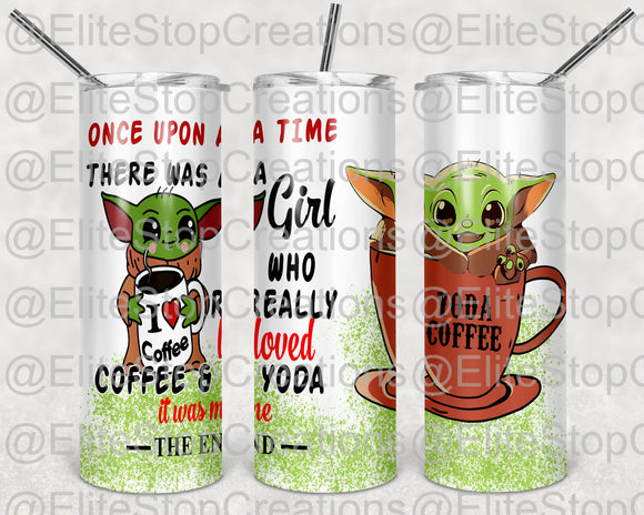 Coffee- Yoda Girl - EliteStop Creations