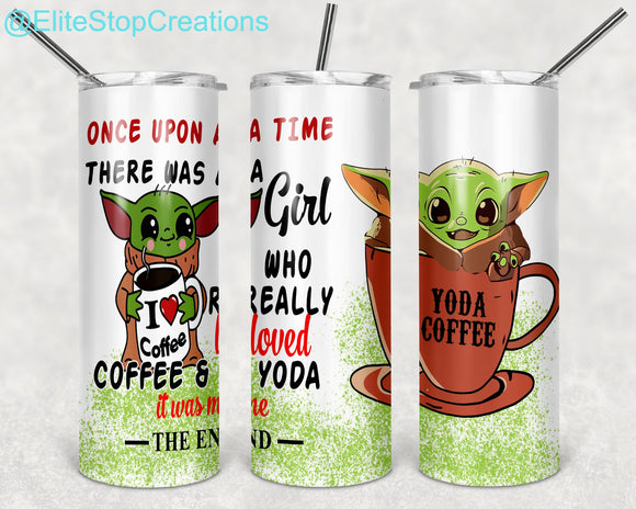 Yoda Coffee Girl - EliteStop Creations