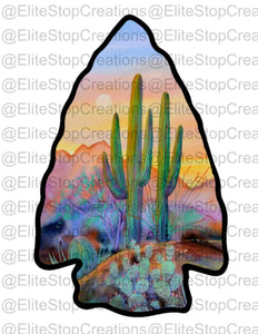 Sunset Cactus - EliteStop Creations